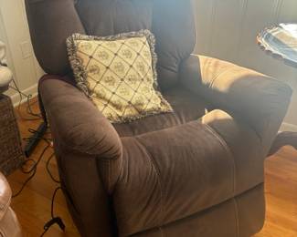 . . . upholstered recliner