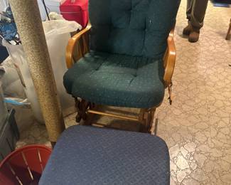 . . . glider and stool