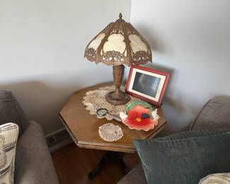 . . . Tiffany-style lamp