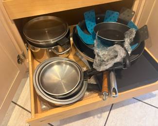 . . . and more pots/pans