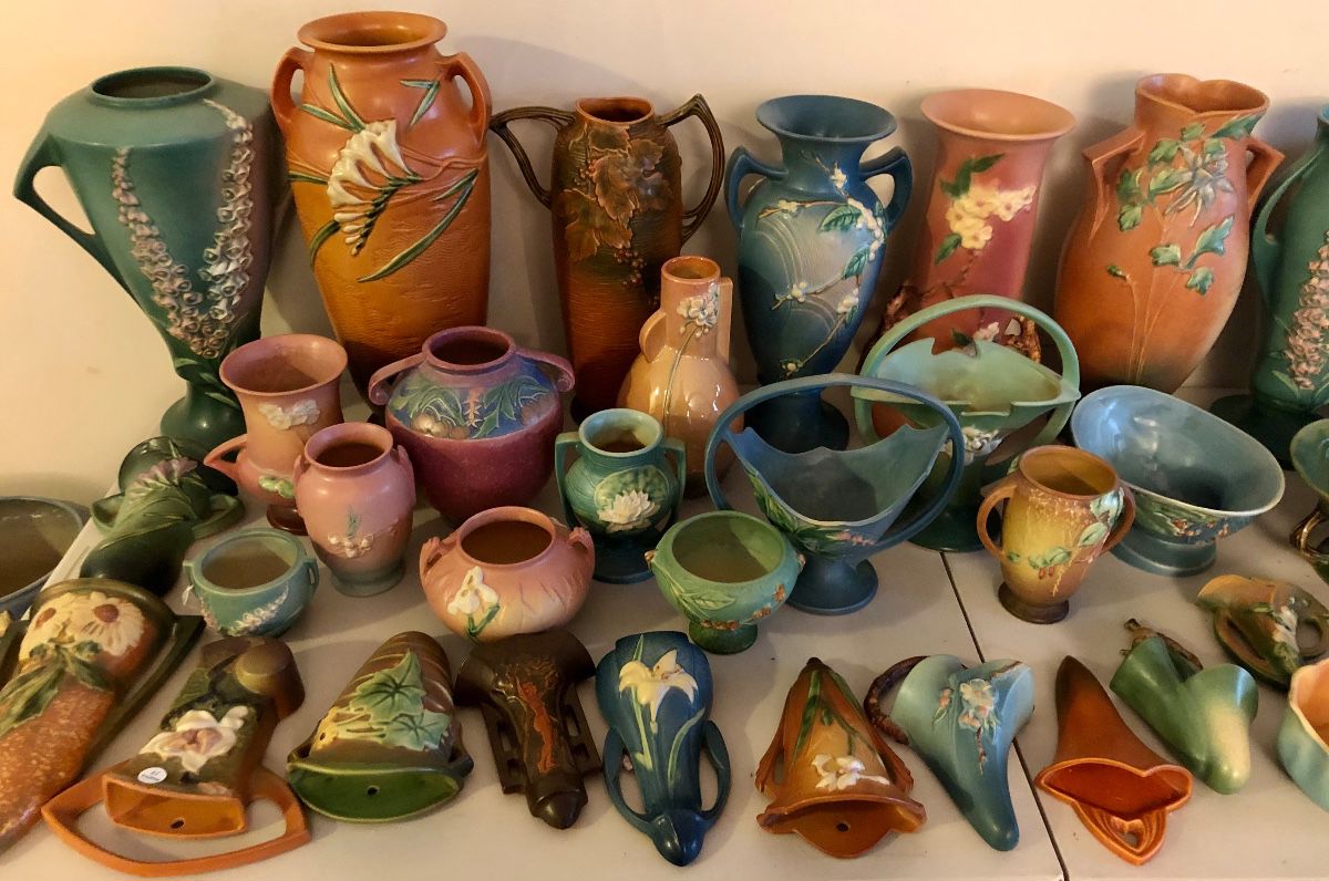 Roseville, including Large uo to 18" and wall pockets