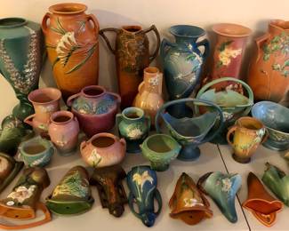 Roseville, including Large uo to 18" and wall pockets