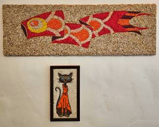 Vintage gravel art.