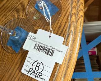 (B) Orrefors Intermezzo Champagne Glasses 