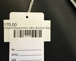 Coach Equestrian Slim Bucket Bag