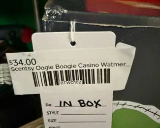Scentsy Oogie Boogie Casino Watmer NIB