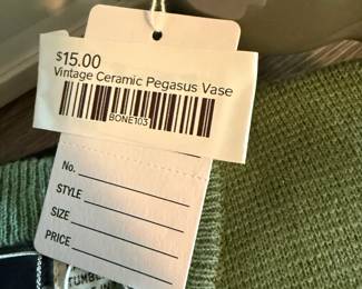 Vintage Ceramic Pegasus Vase