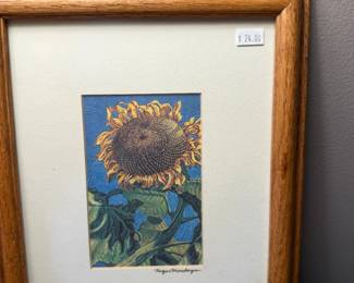 Sunflower Framed Art 