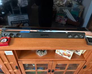 Sound Bar, Entertainment Center 