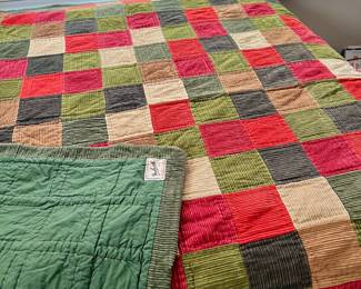 WOOLRICH CORDUROY QUILT QUEEN