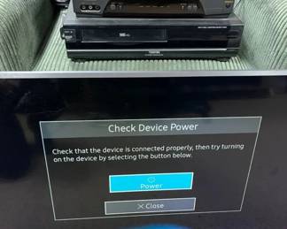 40 Samsung Smart TV  2 VCRs