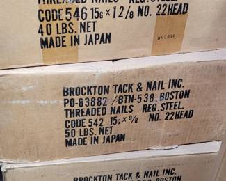 cases of nails for boot making