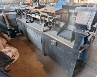 boot finishing machine. works.