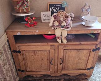 rustic cabinet