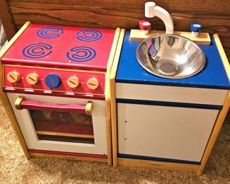 toy oven and sink