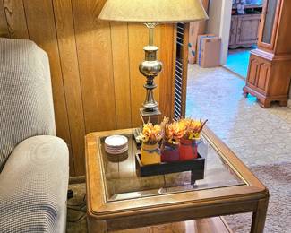 side and matching coffee table 