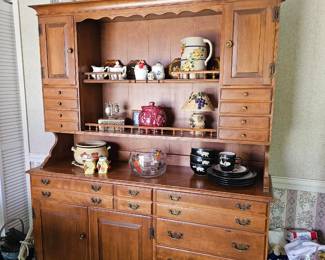 hutch with great storage and shelving