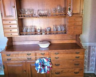 rustic country hutch