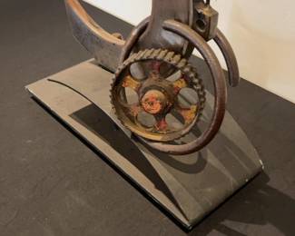 "Circulus" by Jerome Harris Parmet Industrial Steampunk Gear and Metal Scrap Sculpture