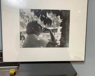 Framed Black and White Photographic Portrait by L.H. Farmer