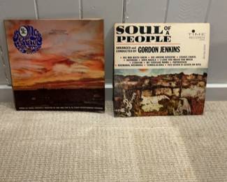 Vintage Jewish Vinyl Records Set - Soul of a People & Songs of Israel