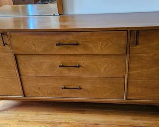 Kroehler Danish Teak Dresser with Mirror third image