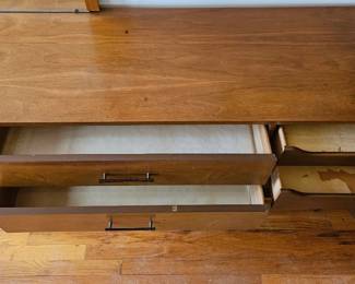 Kroehler Danish Teak Dresser with Mirror fifth image