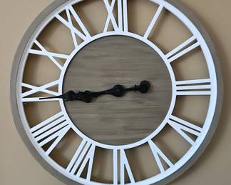 Oversized Roman Numeral Wall Clock
