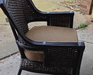 Pier Wicker Patio Chair second image