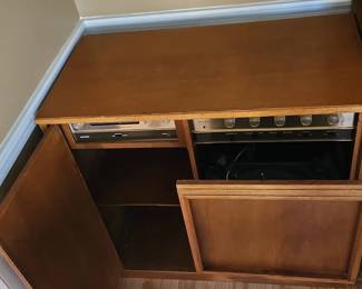 Vintage Stereo Cabinet second image