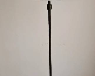 Black metal floor lamp second image