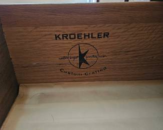 Kroehler Danish Teak Dresser with Mirror fourth image