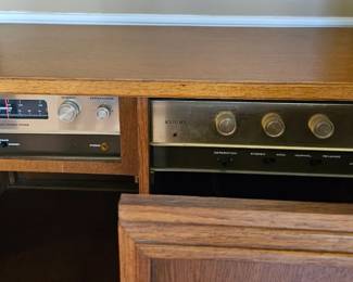 Vintage Stereo Cabinet fourth image