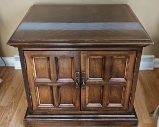 Dark Wood Side Cabinet