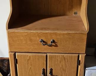 Oak Hutch with Drawer