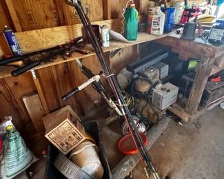 Chimney Sweep, Yard tools and chemicals