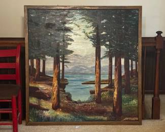 50" X 52" landscape painting