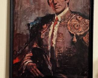 Matador artowrk, Spaish Bullfighter decor