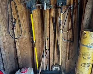 Miscellaneous yard tools