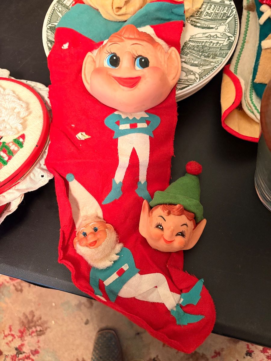 Vintage elf stockinv
