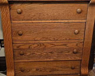 American Empire? Quarter Sawn Hi- Boy 6 Drwers