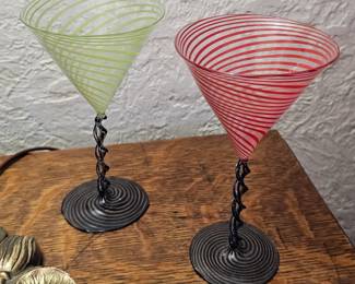 Antique-Bimini Werkstatte cordial glasses