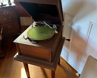 Record player available but not the little table. 