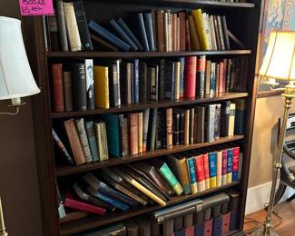 Bookshelf is sold.  Books are available.  