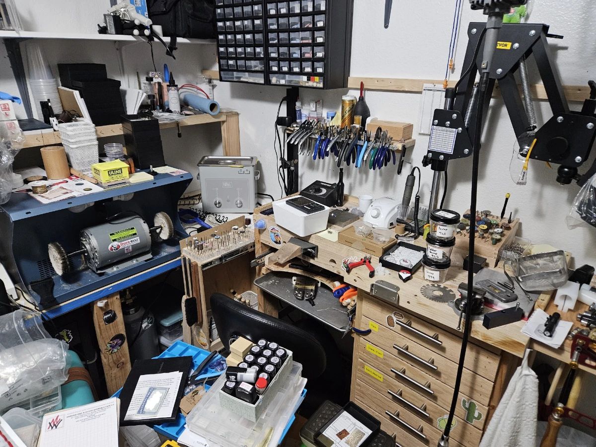 Jewelry Bench + Stools