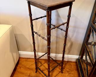 Tall wood "bamboo" stand
