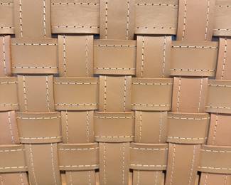 Pair woven barstools