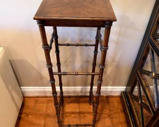 Tall wood "bamboo" stand