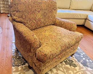 Club chair & ottoman