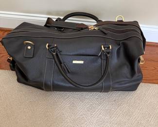 Brooks Bros. Rolling  Leather Duffle - Like New!